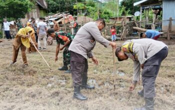 Dukung Ketahanan Pangan Nasional, Polres Bima Kota Gelar Penanaman Jagung Serentak 1 Juta Hektar