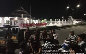 Patroli Dialogis Sat Samapta Polres Sumbawa Barat Sasar Taman Kota