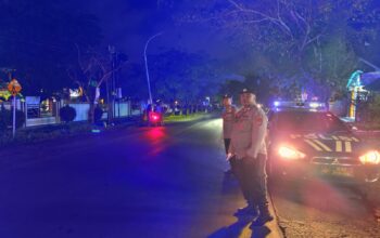 Patroli Rutin Polres Loteng Jaga Kamtibmas pada Malam Hari.