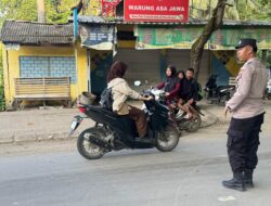 Polres Loteng Rutin Laksanakan Gatur Lalin Pada Pagi Hari