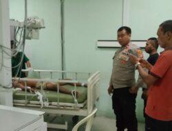 Polres Loteng Evakuasi terduga Pelaku Curas Dari Amukan Massa.