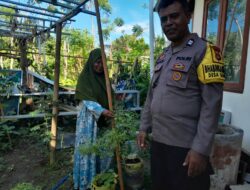 Bhabinkamtibmas Senggigi Dukung Ketahanan Pangan, Warga Antusias!