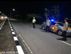 Patroli KRYD Polsek Kediri Amankan Bypass BIL 2 dari Kejahatan Malam