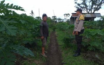 Polisi Sambangi Petani Jagaraga, Dorong Optimalisasi Lahan