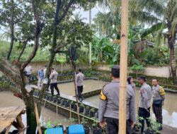 Polres Lombok Barat Kawal Ketahanan Pangan di Kuripan Utara