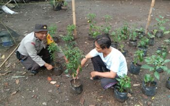 Polsek Labuapi Gencarkan Ketahanan Pangan, Ajak Warga Maksimalkan Lahan