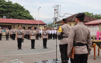 Polres Dompu Gelar Upacara Pelantikan dan Sertijab Wakapolres serta Kasat Lantas