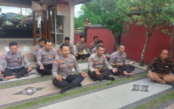 Polres Sumbawa Barat Laksanakan Kegiatan Pembinaan Rohani dan Mental (Binrohtal) di Mako Polres dan Polsek Jajaran