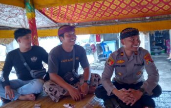 Kapolsek Bayan Sambangi Warga dalam Ritual Adat Tampah Wirang di Lombok Utara