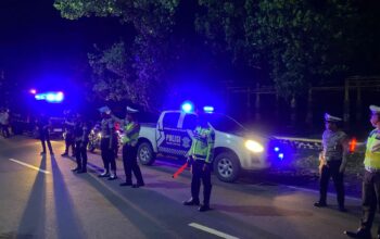 Polres Bima Kota Patroli KRYD Malam Minggu, Ciptakan Situasi Aman dan Kondusif