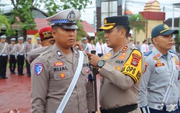 Polres Sumbawa Laksanakan Apel Gelar Pasukan Operasi Keselamatan Rinjani 2025