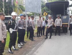 Polres Bima Kota Laksanakan Patroli Imbangan dalam Rangka Rencana Dengar Pendapat DPRD RI
