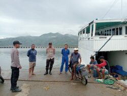 Polsek Kawasan Pelabuhan Laut Bima Laksanakan Cooling System di Areal Dermaga