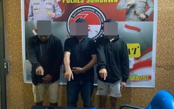 Tengah Pesta Sabu, Satresnarkoba Amankan 3 Orang Pria Di Kalimango Alas