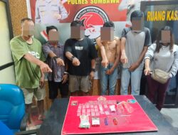 Hendak Transaksi Narkoba Di Kos, 6 Terduga Pelaku Diamankan Polres Sumbawa