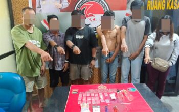 Hendak Transaksi Narkoba Di Kos, 6 Terduga Pelaku Diamankan Polres Sumbawa