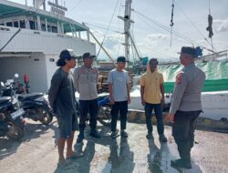 Polsek Kawasan Pelabuhan Laut Bima Laksanakan Giat Sambang Buruh dan ABK Kapal