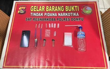 Gempur Narkoba Tanpa Henti, Satresnarkoba Polres Dompu Lakukan Dua Penangkapan Beruntun