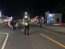 Sat Lantas Laksanakan Patroli Blue light dan Pengaturan Lalu Lintas