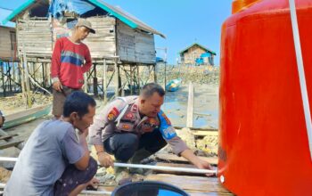 Langkah Nyata Aiptu Sisran Atasi Krisis Air Bertahun-Tahun di Pesisir Sultra