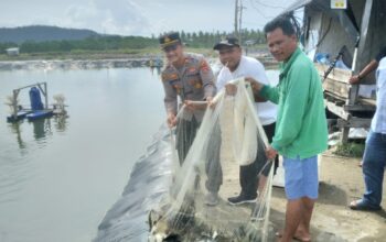 Dukung Ketahanan Pangan Nasional, Polsek Jereweh Jalin Kerja Sama dengan Pemerintah Desa