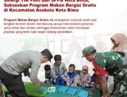 Sinergi TNI-Polri dan SPPG Kota Bima, Sukseskan Program Makan Bergizi Gratis di Kecamatan Asakota