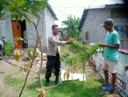 Monitoring dan Pendampingan Bhabinkamtibmas dalam Mendukung Ketahanan Pangan di Desa Woko