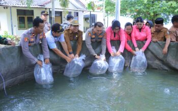 Polres Sumbawa Barat Ikuti Launching Penguatan Program Pangan Lestari Melalui Pendekatan Terintegrasi dan Berkelanjutan