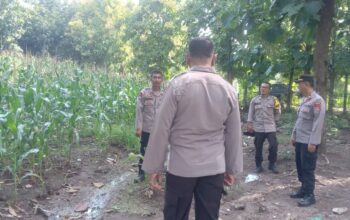 Kapolsek Jereweh Lakukan Pengecekan dan Pengawasan Ketahanan Pangan di Wilayah Hukumnya