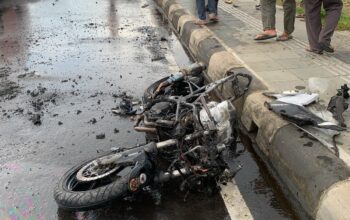 Kecelakaan Beruntun di Jalan Raya Tanjung: Pengendara luka luka