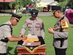 Kapolres Bima Kota Pimpin Sertijab Kasat Binmas dan Kapolsek