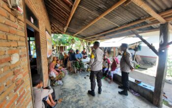 Patroli Dialogis Polres Lombok Tengah, Imbau Masyarakat untuk Jaga Kamtibmas.