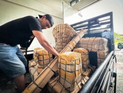Enam Paket Produk Cukli Karya Warga Binaan Lapas Lombok Barat Dikirim Ke Kota Pasuruan.