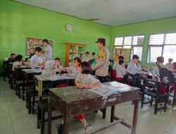 Polisi Kawal Gizi Anak: 192 Siswa SD Gerung Terima Makan Bergizi Gratis