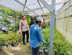 Bhabinkamtibmas Ajak Warga Bajur Manfaatkan Pekarangan untuk Ketahanan Pangan
