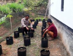 Polres Loteng Tinjau Pekarangan Lahan Bergizi Milik Warga di Pujut, Dukung Asta Cita Presiden RI