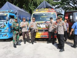 Polres Loteng Kawal  Ketat Pendistribusian Logistik Pilkades Hingga Ke TPS