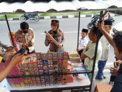 Polsek Praya Gencarkan Razia Petasan di Bulan Ramadan