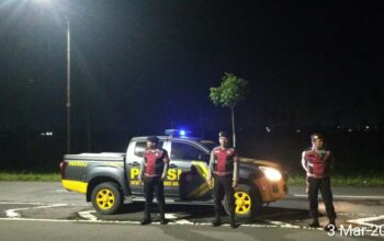 Antisipasi Kejahatan, Polisi Gencarkan Patroli Malam di By Pass BIL