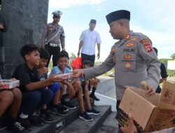 Polres Lombok Barat Berbagi Ta’jil, Wujud Kepedulian di Bulan Ramadhan