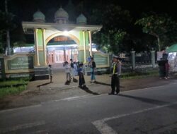 Ibadah Tarawih di Masjid Assasutaqwa Berjalan Lancar, Polsek Sekotong Siaga