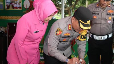 Jelang Lebaran, Kapolres Lombok Barat Cek Pospam GMS & Beri Arahan Penting