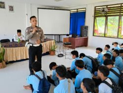 Kunjungi SMKN 1 Gangga, Sat Lantas Edukasi Pelajar Tata Tertib Berlalulintas