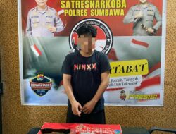 Ambil Paket Ganja, Pria Asal Bogor Di Ringkus Tim Opsnal Sat Resnarkoba Polres Sumbawa