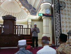 Sat Binmas Polres Bima Kota Gelar Ceramah Kultum dan Himbauan Kamtibmas di Masjid Agung Al-Muwahhiddin