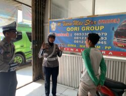 Sat Lantas Polres Bima Kota Imbau Sopir Travel untuk Mengutamakan Keselamatan Berkendara di Bulan Ramadhan