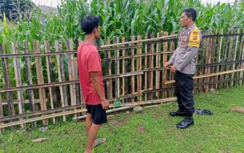 Bhabinkamtibmas Marada Pantau Pengolahan Lahan Pertanian, Dorong Petani Berinovasi