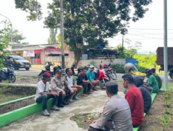 Sat Binmas Polres Bima Kota Laksanakan Giat Jumat Curhat di Kelurahan Monggonao