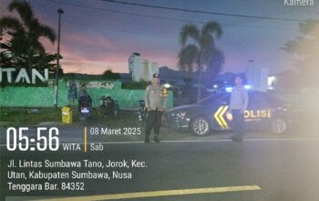 Polsek Utan Tingkatkan Patroli Subuh Ciptakan Rasa Aman Selama Bulan Suci Ramadhan