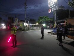 Personel Gabungan Polres Bima Kota Laksanakan Patroli Malam dan Patroli Menjelang Sahur Selama Bulan Suci Ramadhan 1446 H